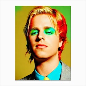 Tom Odell 2 Colourful Pop Art Canvas Print
