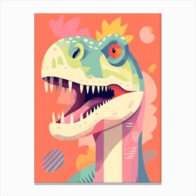 Colourful Dinosaur Canvas Print