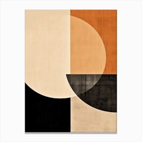 Emden Elegance, Geometric Bauhaus Canvas Print