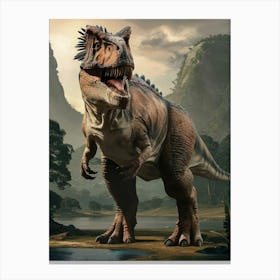 Jurassic Park T-Rex Canvas Print