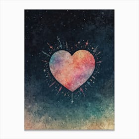 Heart Of Love 10 Canvas Print