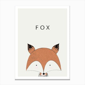 Fox n Canvas Print