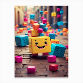 Cubes Canvas Print