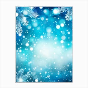 Screen Frame Glow Garland Holiday Bright Snowflake Space Festive Beautiful Light Closeup (16) Canvas Print