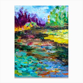 Landscape Hope Springs In Colors Canvas Print