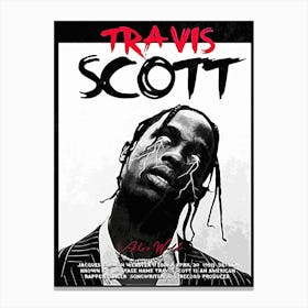 Travis Scott 1 Canvas Print