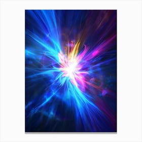 Abstract Fractal Explosion Canvas Print