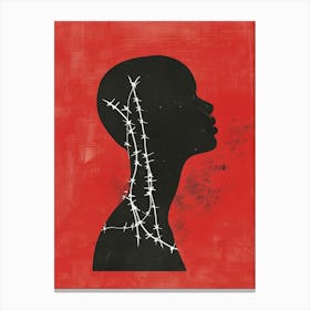 Barbed Wire Canvas Print