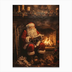 Christmas Santa Canvas Print