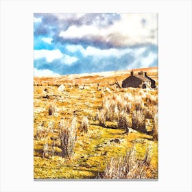 House On Dartmoor 2 Canvas Print