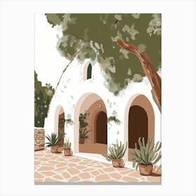 Mediterranean House 2 Canvas Print