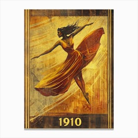 Aihrgdesign A Vintage Art Poster Of A 1910 Modern Dance Perfo 3aa43675 3d8a 49af Aa7f F6dfdea80390 2 Canvas Print