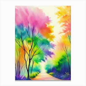 Rainbow Road Canvas Print