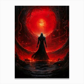 Dark Lord Of The Rings Canvas Print