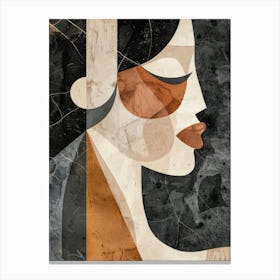 Abstract Portrait Of A Woman 73 Canvas Print