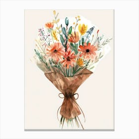 Watercolor Bouquet 2 Canvas Print