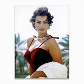 Sophia Loren Canvas Print