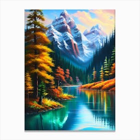 Mountain Lake 32 Canvas Print