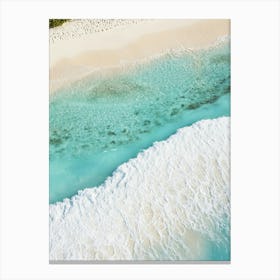 Aerial View Of A Tropical Beach 4 Canvas Print