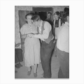 Untitled Photo, Possibly Related To Round Dance At The Square Dance,Pie Town, New Mexico By Russell Lee Canvas Print