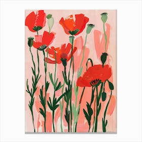 Poppies 69 Canvas Print