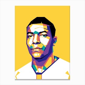 Kylian Mbappe Wpap Canvas Print