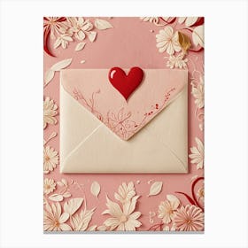 Love Letter Canvas Print