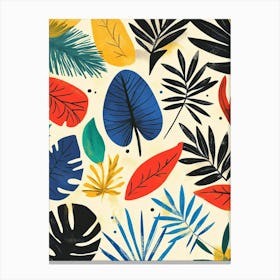 Tropical Leaves Canvas Print