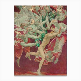 Study For The Museum Of Fine Arts, Boston, Murals Orestes And The Furies, John Singer Sargent Canvas Print