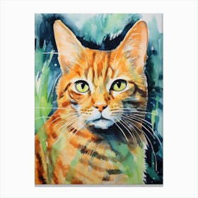 Orange Tabby Cat 4 Canvas Print