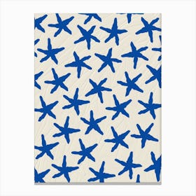 Blue Starfish Canvas Print