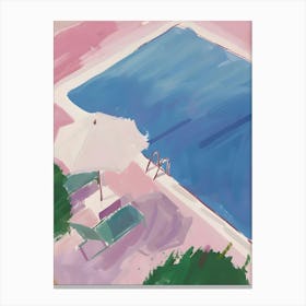 Poolside Canvas Print