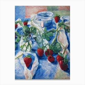 Strawberry Classic Fruit Canvas Print