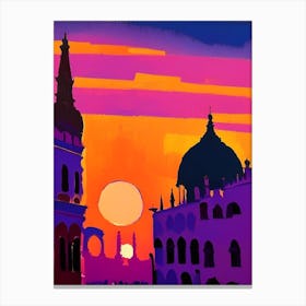 Acrylic Style Cathedral Sunrise Canvas Print