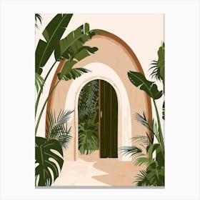 Doorway To The Jungle Canvas Print