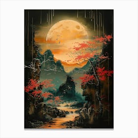 Asian Landscape Painting 1 Canvas Print