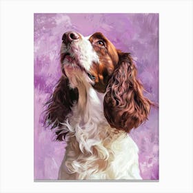 Springer Spaniel.Generated AI. Art Print 4 Lienzo