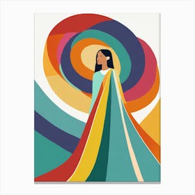 Rainbow Woman 2 Canvas Print