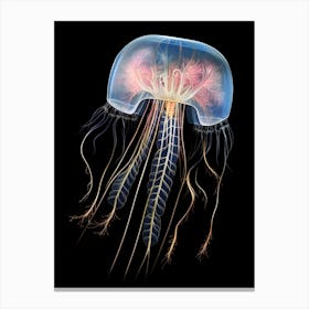 Comb Jelly Realistic 2 Canvas Print