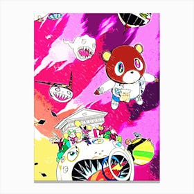 kanye west education Canvas Print