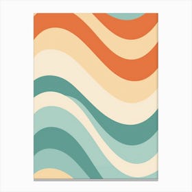 Abstract Wave Pattern 1 Canvas Print