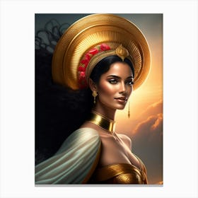 Egyptian Goddess 1 Canvas Print