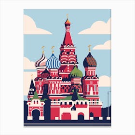 Moscow Cathedral 1 Canvas Print