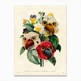 Eagles Flower Canvas Print