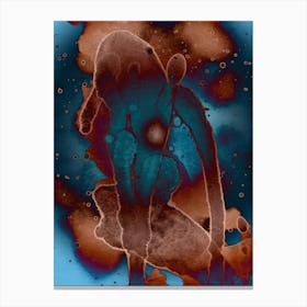 Abstract Alcohol Ink Metamorphosis 1 Canvas Print