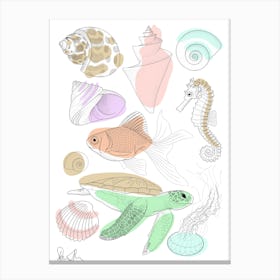 Marine Life Canvas Print