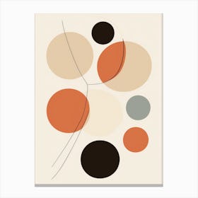 Abstract Circles 5 Canvas Print