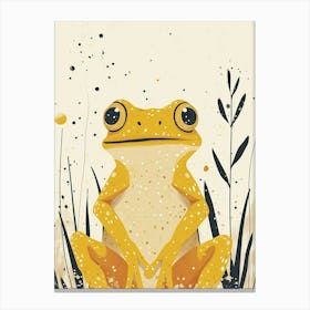 Yellow Frog 2 Canvas Print