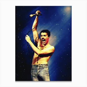 Superstars Of Freddie Mercury Live Canvas Print