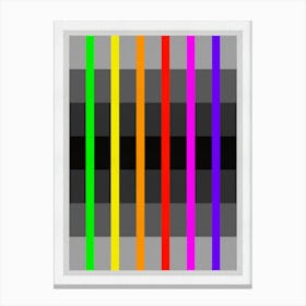 Abstract Stripes Canvas Print